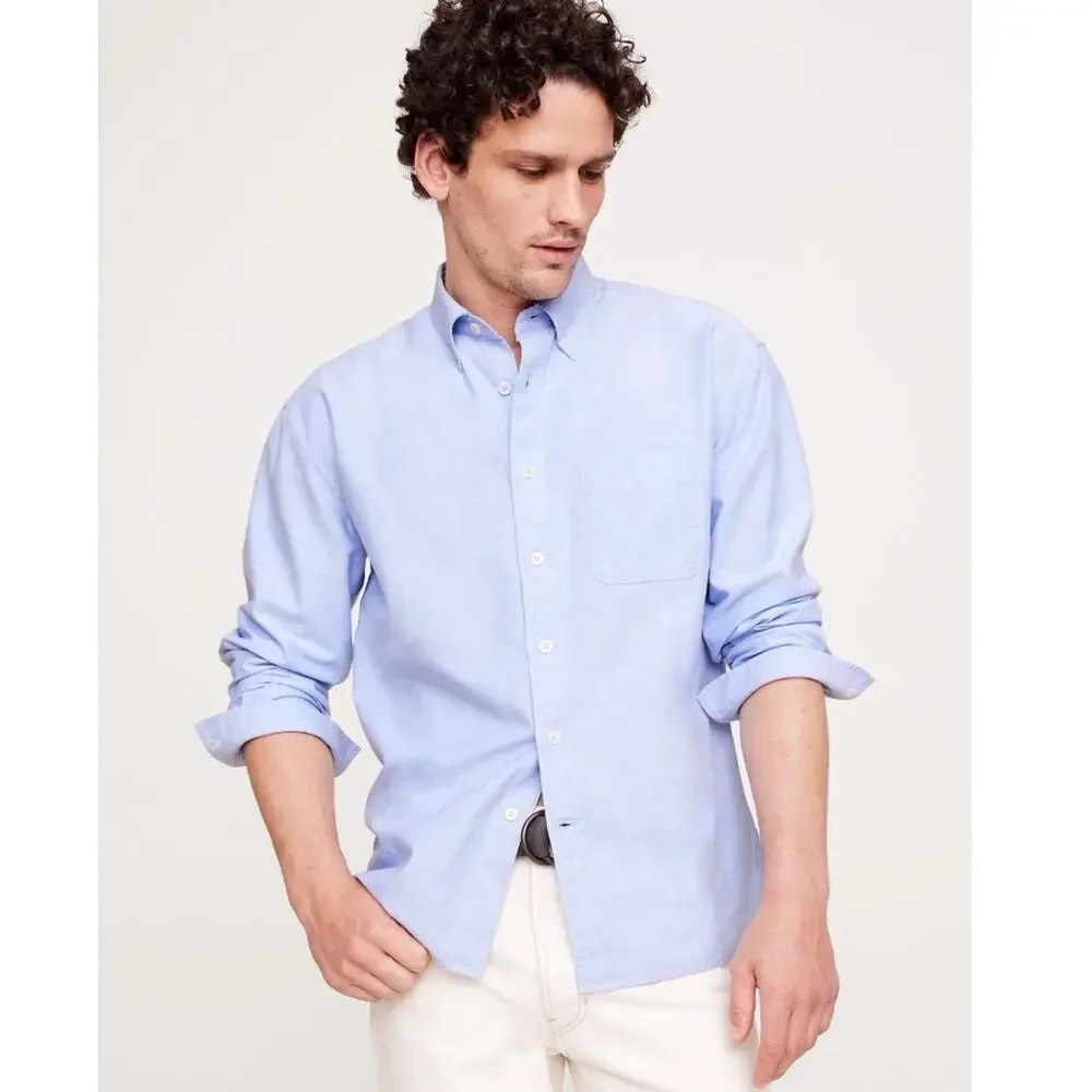 Banana Republic Men's Standard Fit Oxford Button Down - Medium